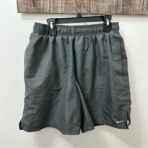 Nike Dri-FIT Shorts/ Swimming Trunks Mens large grey